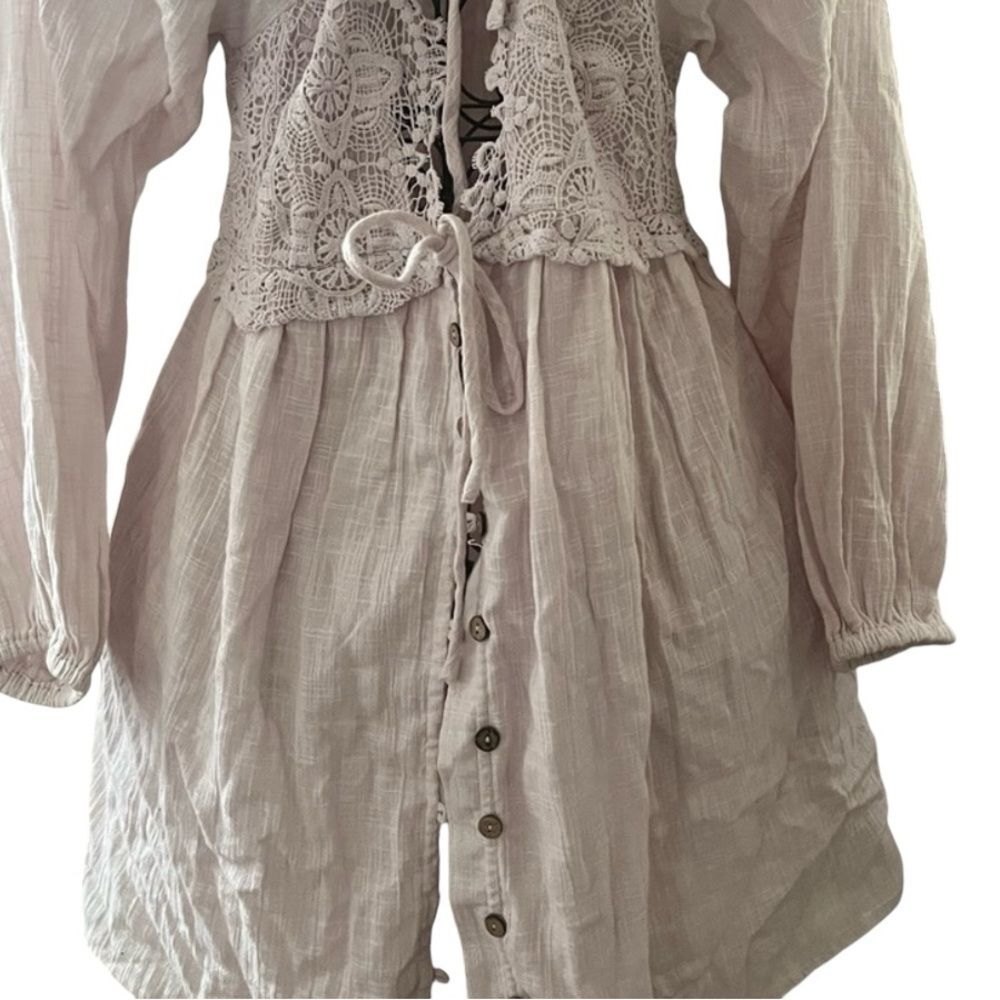 Free People Summer Strutin’ Mini Dress size S - Picture 6 of 9